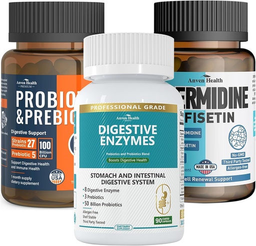 [BRSRAAAZOZ7QEALG] Family Health Boost Bundle: Gut Health, Anti-Aging & Immunity Support for Everyone!