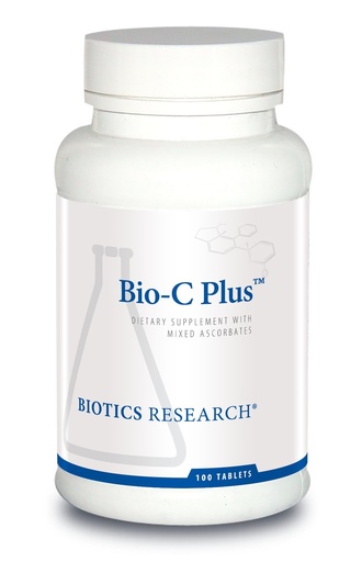 [BRSWGFAYA54A4CD5] Biotics Research Bio C Plus™ Provides Vitamin C as Mixed Mineral Ascorbates with Citrus Bioflavonoids, SOD and Catalase, Vitamin C Plus Bioflavonoids, Potent Antioxidant, Immune System 100 Tablets