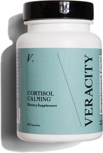 [BRSROGQRPIIQO3TL] Veracity Cortisol Calming - Clinically Proven Stress & Sleep Support Supplement - Reduces Tension & Improves Mental Clarity with Natural Blend of Adaptogens - 60 Capsules