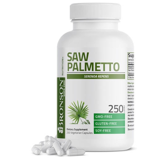 [BRSW2EDROAFB6HI6] Bronson Saw Palmetto Extra Strength Supports Healthy Prostate Function & Urinary Health Support - Non GMO, 250 Vegetarian Capsules