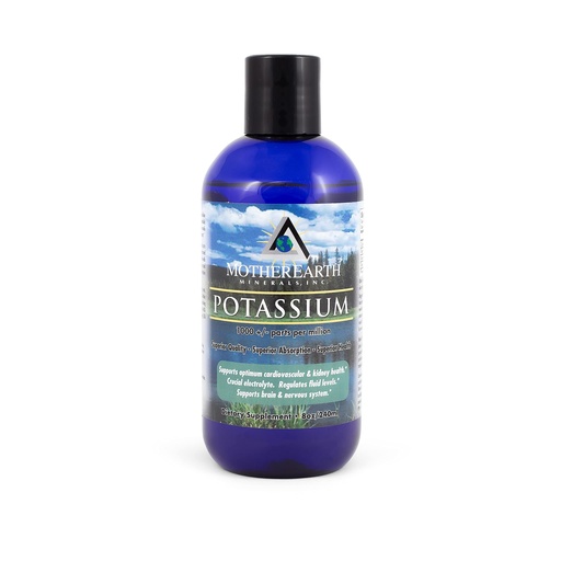 [BRSWIZQZB4OBYEDY] Mother Earth Minerals Ionic Liquid Potassium Supplement High Absorption Angstrom Potassium Mineral Drops for Electrolyte Balance, Hydration, Nerve & Muscle Support, 8 oz