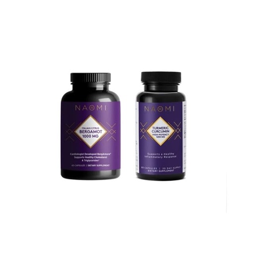 [BRSRAGQ2DF7BQDLP] NAOMI Citrus Bergamot and Turmeric Curcumin - High Potency Duo
