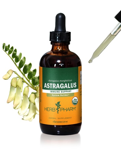 [BRSWIY37PIJQ4AA5] Herb Pharm Certified Organic Astragalus Liquid Extract Drops for Immune System Support, 4 Oz