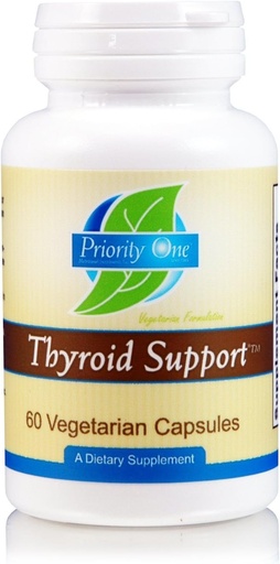 [BRSWGYIYDECQOHQV] Prioritate 1 Vitamine Suport tiroidian 60 Capsule vegetariene - Suport vegetarian al Glandei tiroidiene. *
