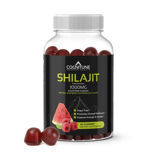 [BRSROGIDPMNROH3L] Shilajit Gummies – Pure Himalayan Shilajit Supplement with Fulvic Acid – 1000mg Natural Shilajit Pure Energy Support – Sugar-Free Raspberry Watermelon Flavor – Vegan, Non-GMO, Gluten-Free – 60 Count