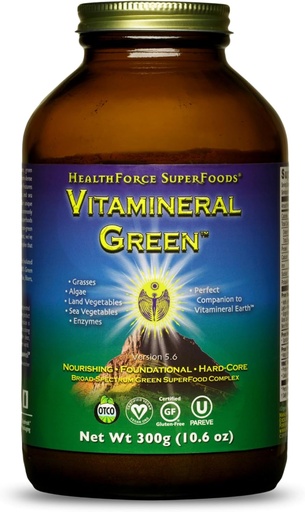 [BRSWKF3RPMBGOFTO] Polvere di 300 Grammi di Vitamineral Green di HealthForce SuperFoods