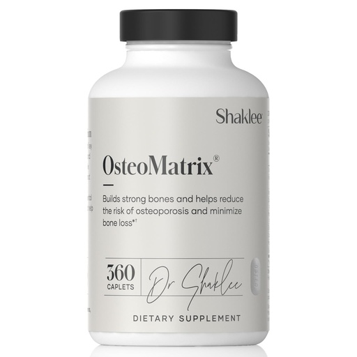 [BRSRAAYFDMIW2AI3] Shaklee OsteoMatrix® - Build & Maintain Strong Bones - 100% DV Calcium & Magnesium - Vitamins D & K - Zinc, Manganese - Clinically Tested for Absorption - 360 Caplets