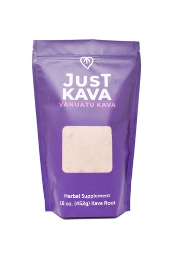 [BRSW2HYNBB7QA3AV] Just Kava Vanuatu Kava Powder Herbal Supplement for Relaxation 16 OZ (452g)