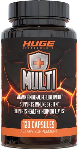 [BRSW2YYLOQBGCHT7] Multi, Multivitamina para Hombres, Fórmula de alto rendimiento All-in-One para Athletes & Bodybuilding, Vitamina &amp; Mineral Replenishment, Soporta Sistema Inmunitario &amp; Niveles de hormonal saludables (120 cápsulas)