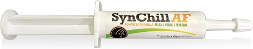 [BRSRA2Y6AEHB4FYV] SynChill AF Calming Gel for Nervous Horses - Single Serving - Advanced Formula with L-Theanine, Increased Potency, 100% Natural Supplement, Disposition & Confidence Support for Horses