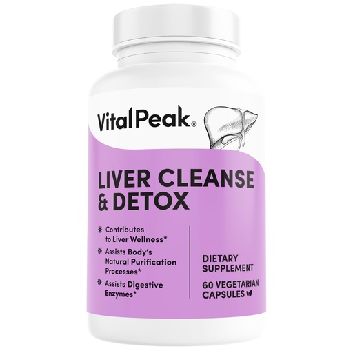 [BRSROZY7AQOQMG32] Liver Cleanse Detox & Repair Supplement with Milk Thistle, Turmeric, Beet Root, Ginger, Dandelion, Artichoke & Grape Seed Extract for Daily Liver Health - 60 Capsules
