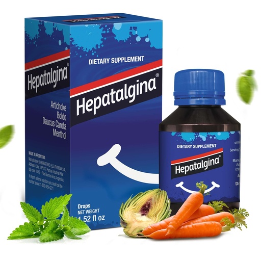 [BRSRAZYDCQJWK3LK] Liver Support Digestive Protector - Liquid Herbal Supplement with Artichoke Extract for Liver Cleanse Detox & Repair - Liver Detox Cleanse Drops with Mint, Boldo & Carrot - 45 ml