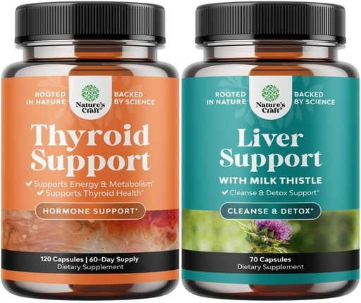 [BRSRAZY3CEBRYELV] Herbal Yourroid Support Complex with L Tyrosine Bladderwrack Selenium Pure Ashwagandha and Liver Cleanse Detox & Tamir - Milk Thistle with Dandelion Root Choline Beetroot & Artichoke