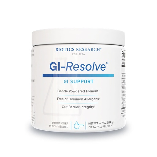[BRSWGHANBMFWGCLO] Biotics Research GI Resolve™ Advanced L-Glutamine Powder Formula for Gut Lining Support & Healing - Optimal Gastrointestinal Function - Premium 7-Ingredient with Zinc Carnosine & Botanicals- 6.7oz