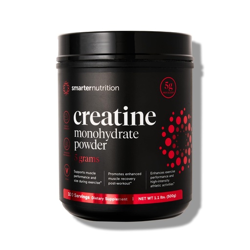 [BRSROCQCAAMBAYIZ] SMARTERNUTRITION Creatine Monohydrate Powder, 5000mg (5g) Per Serving - Creatine Powder for Women & Men, Unflavored, Pre-Workout & Post Workout Support for Muscle Mass & Hydration [100 Servings]