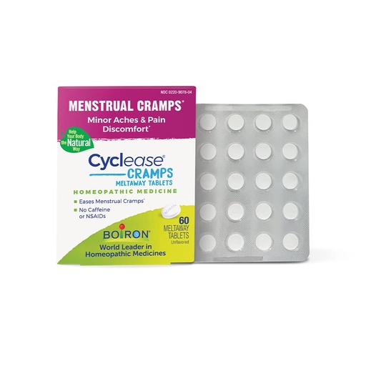 [BRSWIZABPIOROHY7] Boiron Cyclease Cramps Tablets for Relief from Menstrual Cramps, Aches, Pain, and Discomfort - 60 Count