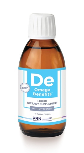 [BRSWKHYIOIOGCHDY] PRN DE Omega Benefits (Liquid Formula) - Support for Eye Dryness - 2240mg of EPA & DHA Supplement in The Triglyceride Form -60 Day Supply