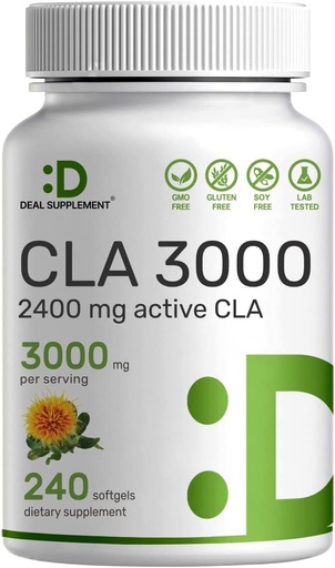 [BRSWGBI6BB5AOFD4] Ultra Jakost CLA 3000mg 