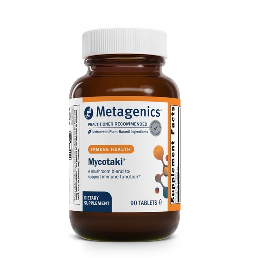 [BRSWIFA6AJ6G2FTM] Metagenics Mycotaki - Immune Support for System Under Occasional Stress* - with Reishi, Shiitake, Fu-Ling, Turkey Tail, Cordyceps, Oyster & Maitake - Adaptogenic Mushroom Blend - 90 Tablets