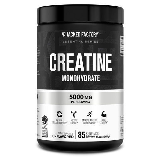 [BRSWYFQBOJ7WKDI3] Jacked Factory Creatine Monohydrate Powder 425g - 5g Daily Creatine Supplement for Men and Women, Vegan-Friendly, Third-Party Tested - 85 Servings, Unflavored