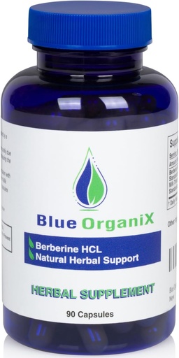 [BRSWKGATCAAWOELM] Berberine with Milk Tedle 500mg Flem HCL 复合体 配有Silymarin 更好的吸收,90 蔬菜卡普尔,1瓶,总体健康支持