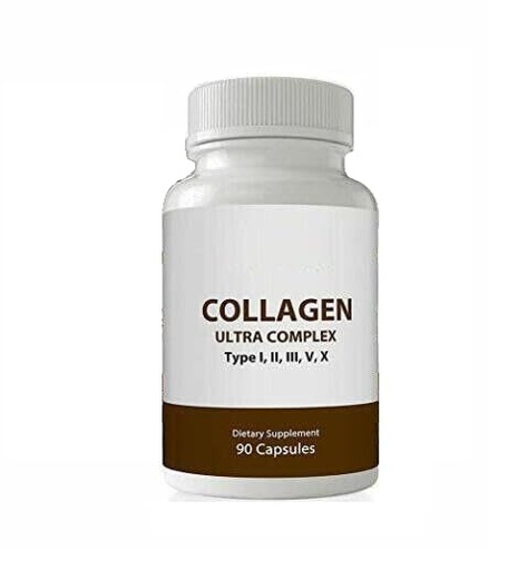 [BRSROEDYCJ5GYHT3] Ultra Premium Multi Collagen Capsules for Men & Women, Pure Hydrolyzed Collagen Peptides, Vitamin Supplement for Hair, Skin, Nails, and Joint Support (Types I, II, III, V, X,) 90 Capsules