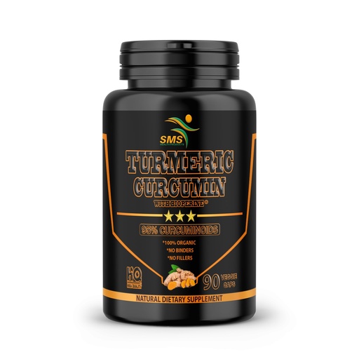 [BRSW2GQHCMIAEGQU] Turmeric Curcumin with Black Pepper 1,500mg | 90 Veggie Capsules | Dietary Supplement with 95% Standardized Curcuminoids & Bioperine for Potency & Absorption | Non-GMO, Gluten Free