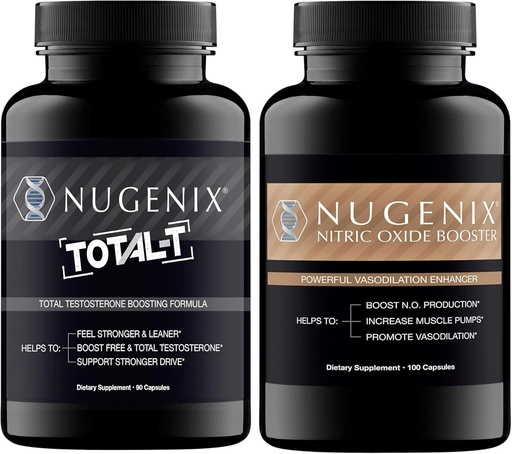[BRSRAAIKAAMGK2TD] Nugenix Nutric Oxide Booster és Total- T tesztoszteron Booster for Men