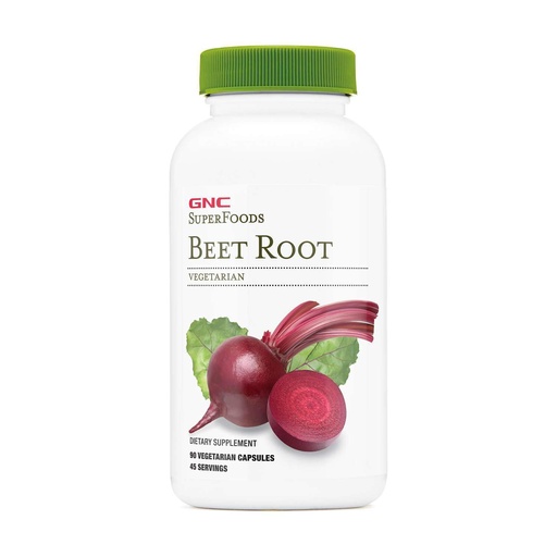 [BRSWGFQNBZ5QOCDK] GNC SuperFoods Beet Root, Provides 60mg of Chlorophyll, 90 Capsules