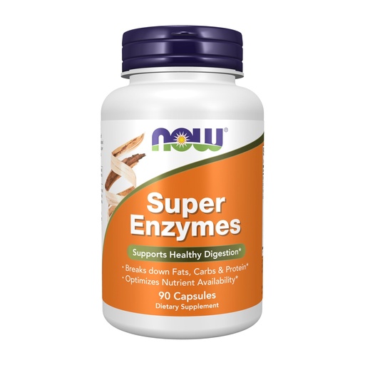[BRSWIYTYC54RGGDI] NOW Supplements, Super Enzymes, Formulated with Bromelain, Ox Bile, Pancreatin and Papain, Super Enzymes,90 Capsules