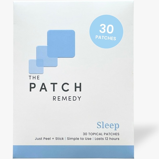 [BRSRMAIZOF5GYH3K] The Patch Remedy Sleep | Valerian, Passionflower, Hops, Magnesium Glycinate | 30 Patches