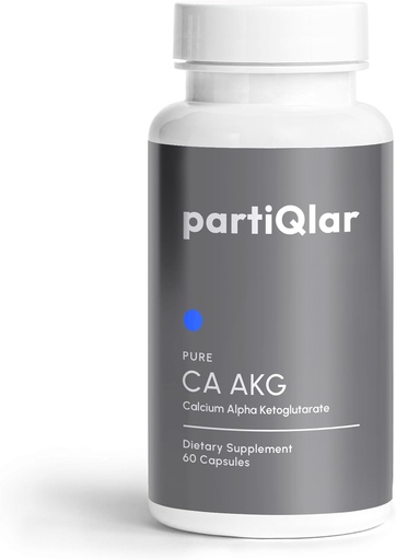[BRSRAGIQOEHGKYLH] CA AKG Supplement - ren alfa ketoglutarat med høy bio-overvåkning - kalsium AKG Supplement 1000 mg per 2 Kapsel servering - støtter sunn aldring prosess - laget i USA - 60 Kapsler