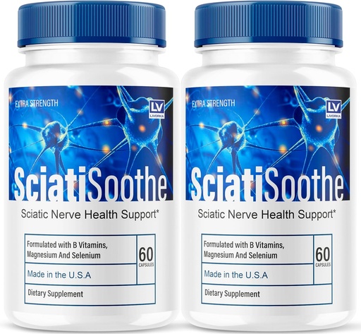 [BRSRAAQ3AAJRQHTA] LIVORKA (2 pakkaus) Sciatisoothe - Sciatisoothe Supplement, Sciati Soothe, Sciatisoothe Vitamiinit, Sciati Soothe Supplement, Sciati Soothe Capsules, Iskiatic Sooth, 120 Kapselit 2 kk