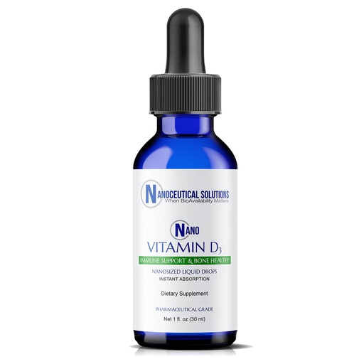 [BRSWKFAMOAOWMAL6] NANO VITAMIN D3 Nanosized liquid drops, RAPID ABSORPTION, 5000 IU potent formulation, Strengthens bone & muscle, supports healthy heart. 30 ml bottle, 1 month supply.