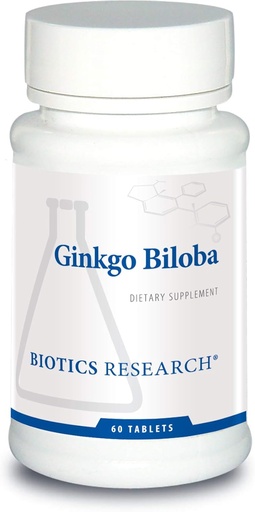 [BRSWGEI5C4NWMELL] Biotics Research Ginkgo Biloba Standardized 24% Ginkgo Biloba Percent Extract, Brain Supplement, Nootropic, Focus, Energy, Memory, Healthy Aging. 60 Tablets