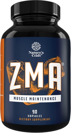 [BRSW2ED3CEGWOCL3] Post Workout Recovery ZMA suplementari - ZMA suplementaris per a homes i dones Muscle Recovery amb el complex Mine de Zinc Magnesi Vimina B6 HHTP i BiblioPerine per a una absorció millorada - Magnel de Creixement Mines