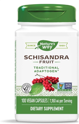 [BRSWIYYPOMNWCYD6] Nature's Way Schizandra Capsules, Fruit, 100 Count (Pack of 2)