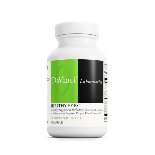 [BRSWIYIMOMIQKCLI] DAVINCI Labs Healthy Eyes - Dietary Supplement to Maintain Healthy Visual Function and Support Eye Health* - with Vitamins, Minerals, Lutein, Lycopene, Zeaxanthin and More - 90 Vegetable Capsules