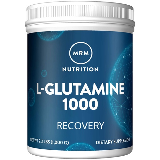 [BRSWIYQOAUIAOF3I] MRM Nutrition L‑Glutamine Powder - for Women & Men - 200 Servings | 1000mg Fermented Amino Acid Supplement for Recovery, Muscle Support, Immune & Gut Health, Vegan Glutamine
