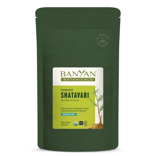 [BRSWI2QYCACRQ2QV] Banyan Botanicals Organic Shatavari Powder – Rejuvenating Tonic for Feminine Vitality & Resilience – Cooling Adaptogen for Internal Hydration & Systemic Nourishment – 1/2 lb – USDA Organic