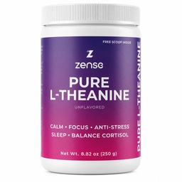 Pure L-Theanine Powder 100% [250gm-1,250 Servings] Natural L-Theanine Supplement - Only 1 Ingredient, Free of Sugar,Soy, Filler, Melatonin, Non-GMO, Vegan
