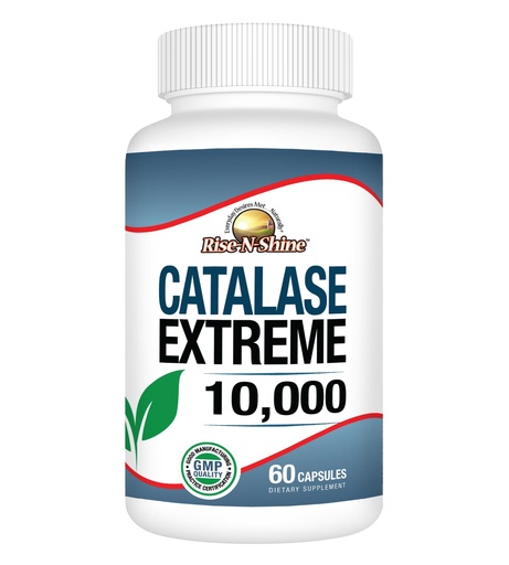 [BRSWK2QEAQEGAETI] Rise-N-Shine Catalase Extreme Supplement 10,000 with Saw Palmetto, Biotin, Fo-Ti, PABA - Hair Supplements for Strong Hair - 60 Capsules