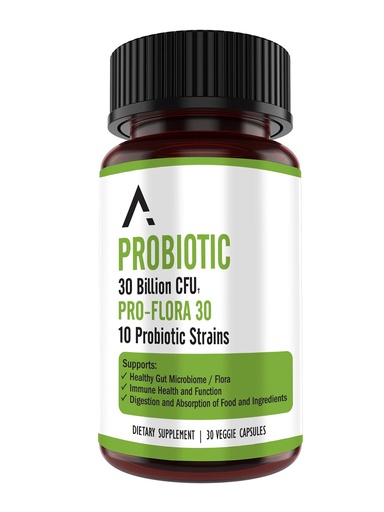 [BRSWGFI3BMIWMCT2] Bacillus Subtilis Probiotic - 30 Billion CFU Multi-Strain Probiotics for Women and Men - Supports Digestive and Gut Health - 30 Capsules