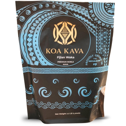 [BRSROADYCAFWEEYZ] Koa Kava Fijian Kava - Premium Noble Fiji Waka Root Balanced and Mellow Feel (1 KG, 2.2LB)