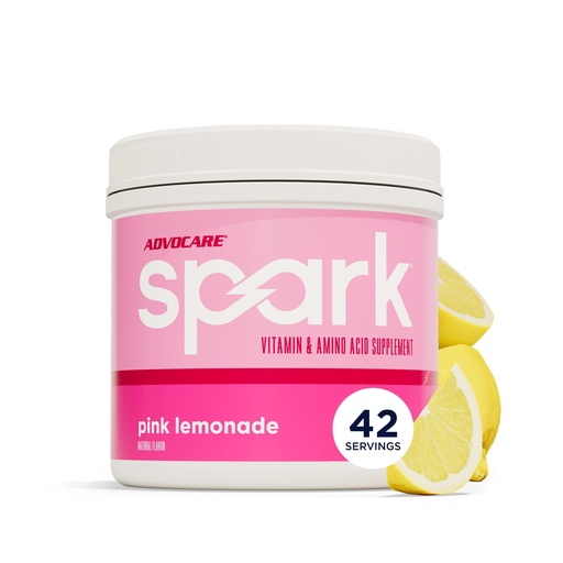 [BRSWIBQ4AEEAEFL6] AdvoCare Spark - Energy Drink Mix - Vitamin & Amino Acid Supplement - Supports Energy & Focus - Portable Immune Support - Sugar-Free - Pink Lemonade (10.5 oz)