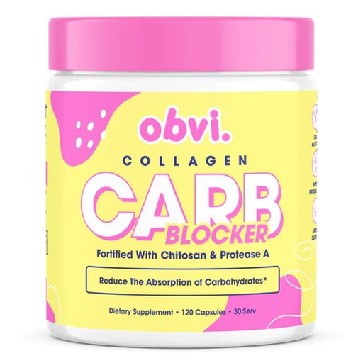 [BRSW2FQOCB6BOYDB] Obvi Guilt-Free Carb Blocker | Supports Fitness Goals | Carb Absorption Blocker with White Kidney Bean Extract | 120 Capsules, 30 Servings
