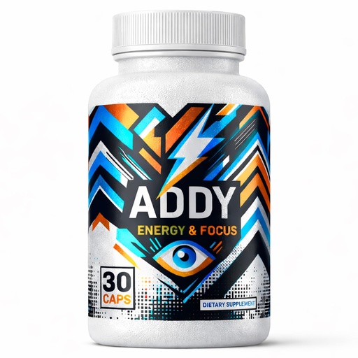 [BRSROBT6BF6AKFL6] Addy Energy - Focus & Energy Supplement - Brain Booster - Adderall Alternative - Focus, Increase Productivity - Clean Energy - Sharp Focus - 30 Day Supply