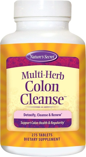 [BRSWIYT7CZ5AMFTY] Nature's Secret Multi-Herb Colon Cleanse, 275 Tablets