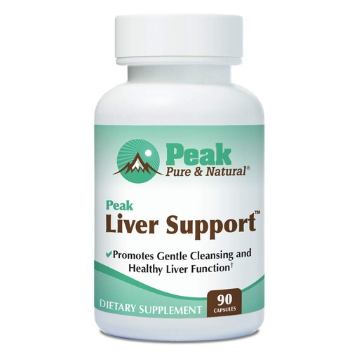 [BRSWECQBC54AACQY] Peak Pure & Natural Peak Liver Support Milk Thistle Based Liver Support Supplement | Liver Cleanse and Detox | 90 Capsules