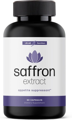 [BRSRO2YZOF7GK3LK] Pure Saffron Ekstraktı - Qadınlar və Kişilər üçün Appetite Suppressant - Natural Hunger & Craving Control Supplement - Energy & Mood Lift üçün Saffro Supplementns - 90 Kapsül - ABŞ-da Made